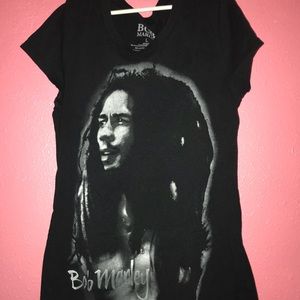 Black Bob Marley Shirt